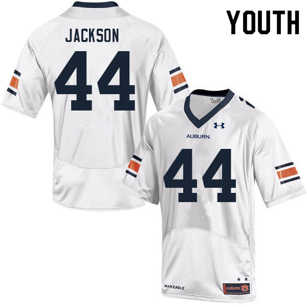 Youth #44 Sean Jackson Auburn Tigers College Football Jerseys Sale-White - Click Image to Close